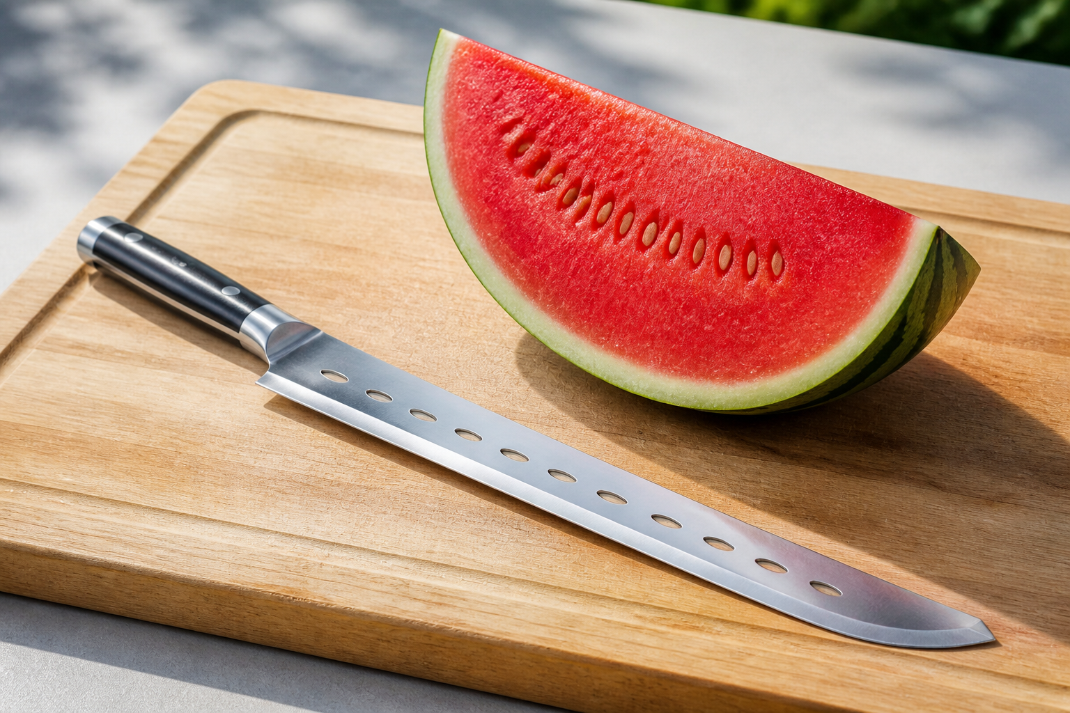 A watermelon slicer